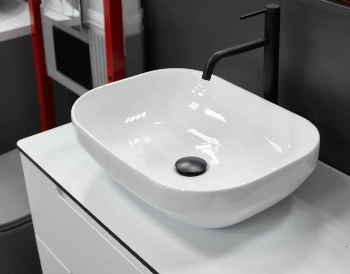 Раковина-чаша CeramaLux 78589 50,5x35,5 см, накладная, белый