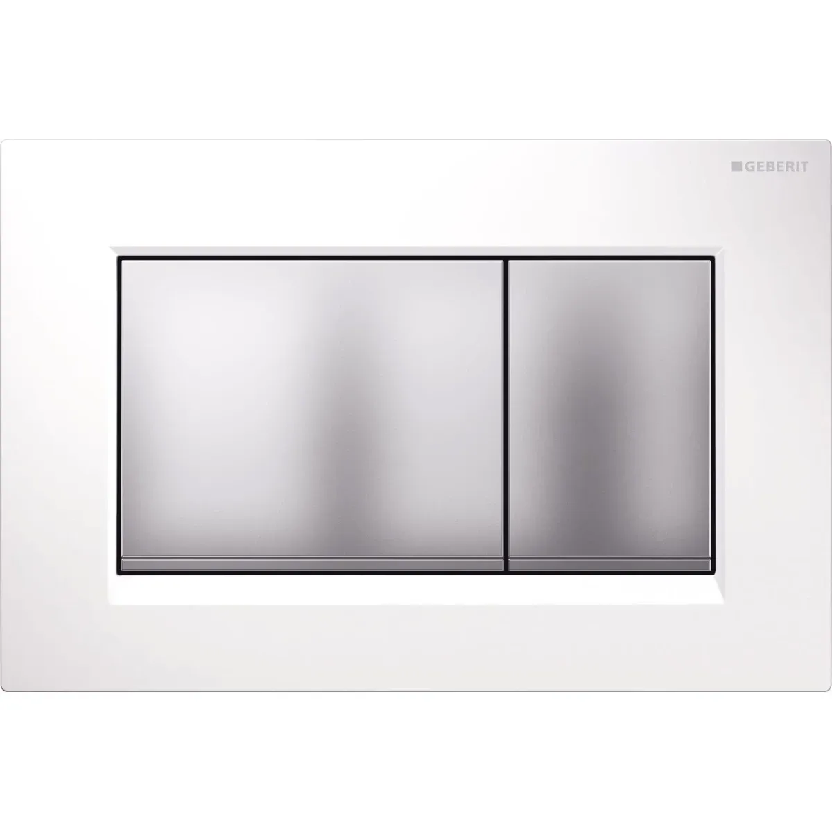 Инсталляция для унитаза Geberit Duofix Sigma 30 111.300.00.5 + 111.815.00.1 + 115.883.KL.1 с кнопкой смыва, белый/матовый хром