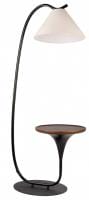 Стол журнальный с торшером Loft it Charlotte 10568F Black