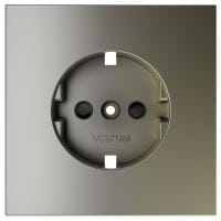 Накладка для розетки с заземлением и со шторками Voltum S70 VLS000704