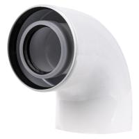 Отвод коаксиальный Royal Thermo 60/100, 90 гр. M/F для конденсационных котлов