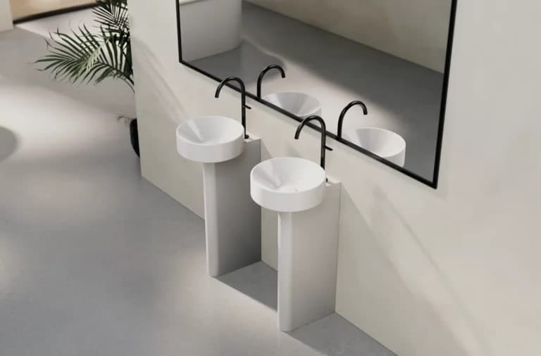 Раковина Bette Suno Pedestal 34 A250-000 VK2 с пьедесталом