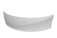 Фронтальная панель Радомир Альбена 168х58 1-21-0-1-0-015 белый