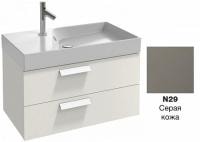 Тумба под раковину 80 см Jacob Delafon Rythmik EB1303-N29 серая кожа