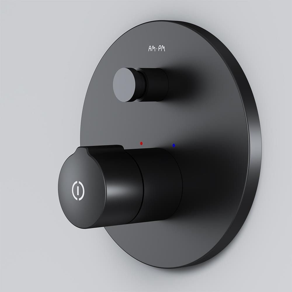 Смеситель для ванны и душа AM.PM X-Joy F85A45722 черный матовый