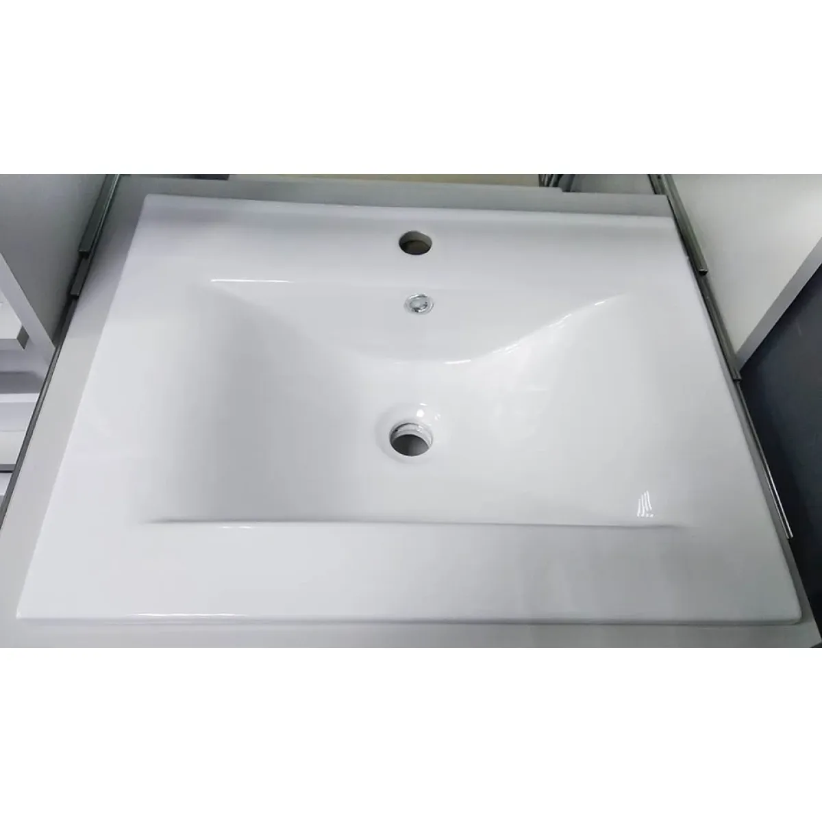 Раковина CeramaLux JY-807-60 61,5x46,5 см, накладная, белый