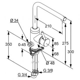 Смеситель для кухни Kludi L-Ine 428160577