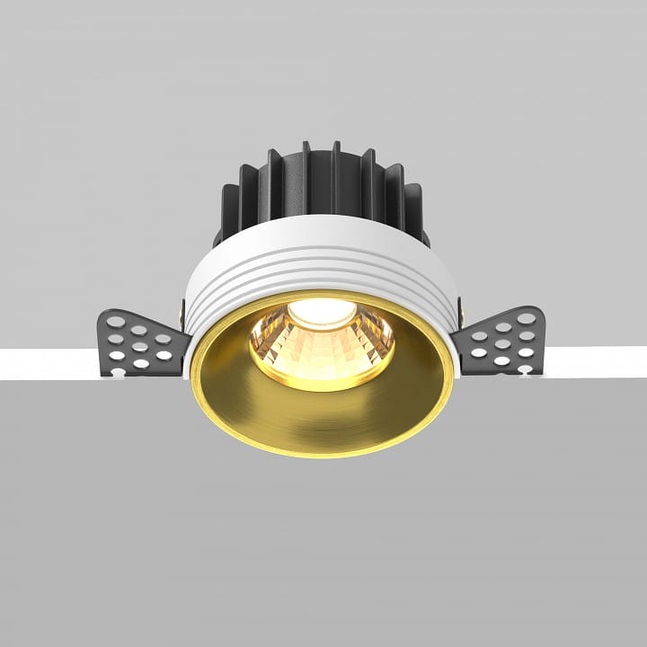 Встраиваемый светильник Maytoni Technical Раунд DL058-12W3K-TRS-BS