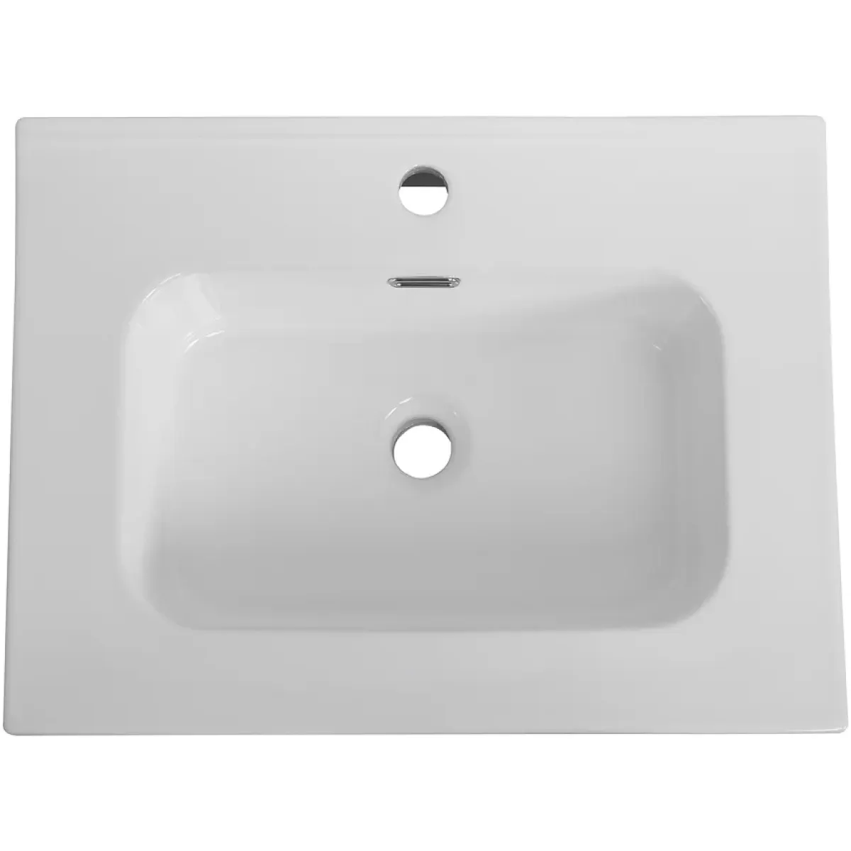 Раковина Cezares Duet CZR-8095-60 61x46 см, накладная, белый