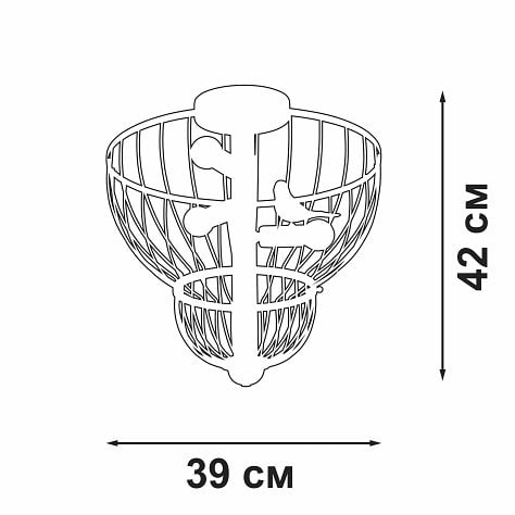 Люстра на штанге Vitaluce V3061 V3061-8/3PL