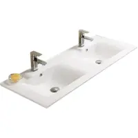 Раковина CeramaLux YJ809-120 120,5x46,5 см, накладная, белый