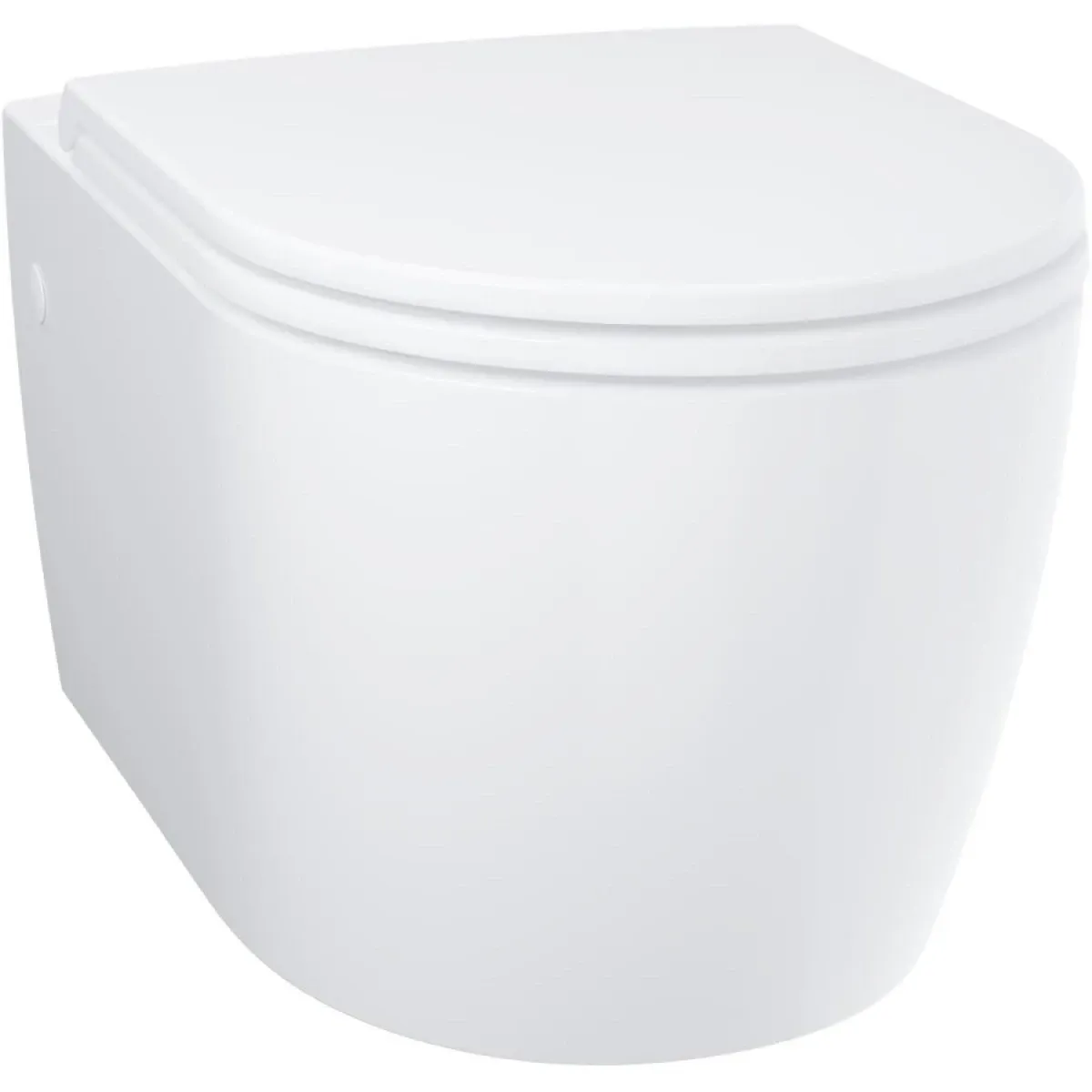 Унитаз подвесной Grohe Bau Ceramic 103860SH00 безободковый, с сиденьем микролифт, альпийский белый