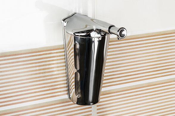 Диспенсер для мыла Nofer INOX 03003.B глянцевый