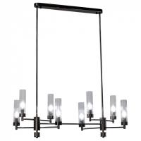 Люстра на штанге AM-Group INDIGO INDIGO SPL8 PEARL BLACK