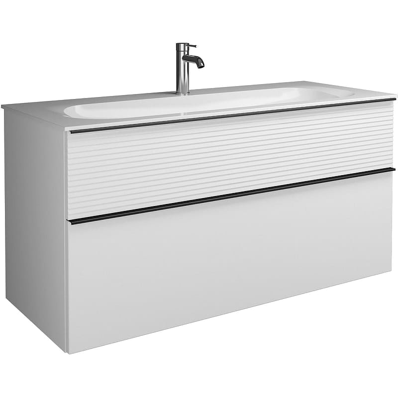 Тумба с раковиной Burgbad Fiumo 120 SFXN122F3956FOT2G0200C0001*1 белый матовый