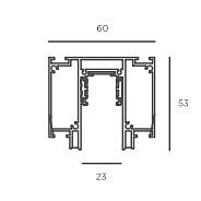 Профиль-держатель Technolight Slott 80004-2M-AR-BK 80004-2M-BK
