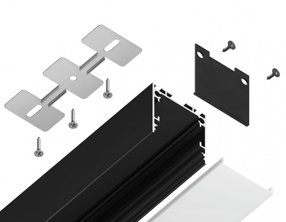 Короб накладной Ambrella Light Profile System GP GP2500BK