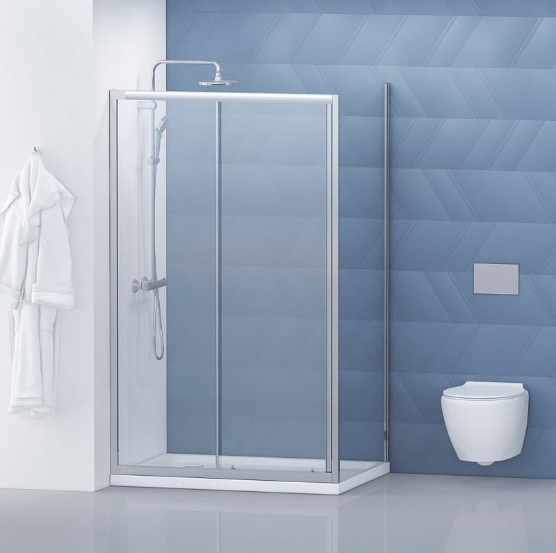 Душевой уголок BelBagno Due 120x80 DUE-AH-1-120/80-C-CR