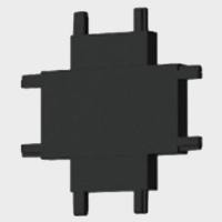 Соединитель X-образный для корда Italline IT09 IT09-9031 black