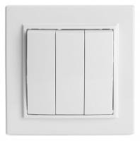 Выключатель трехклавишный Stekker Эрна 39922