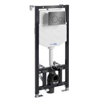 Инсталляция для унитаза WasserKRAFT 10TLT.010.ME.PB02 с клавишей черный