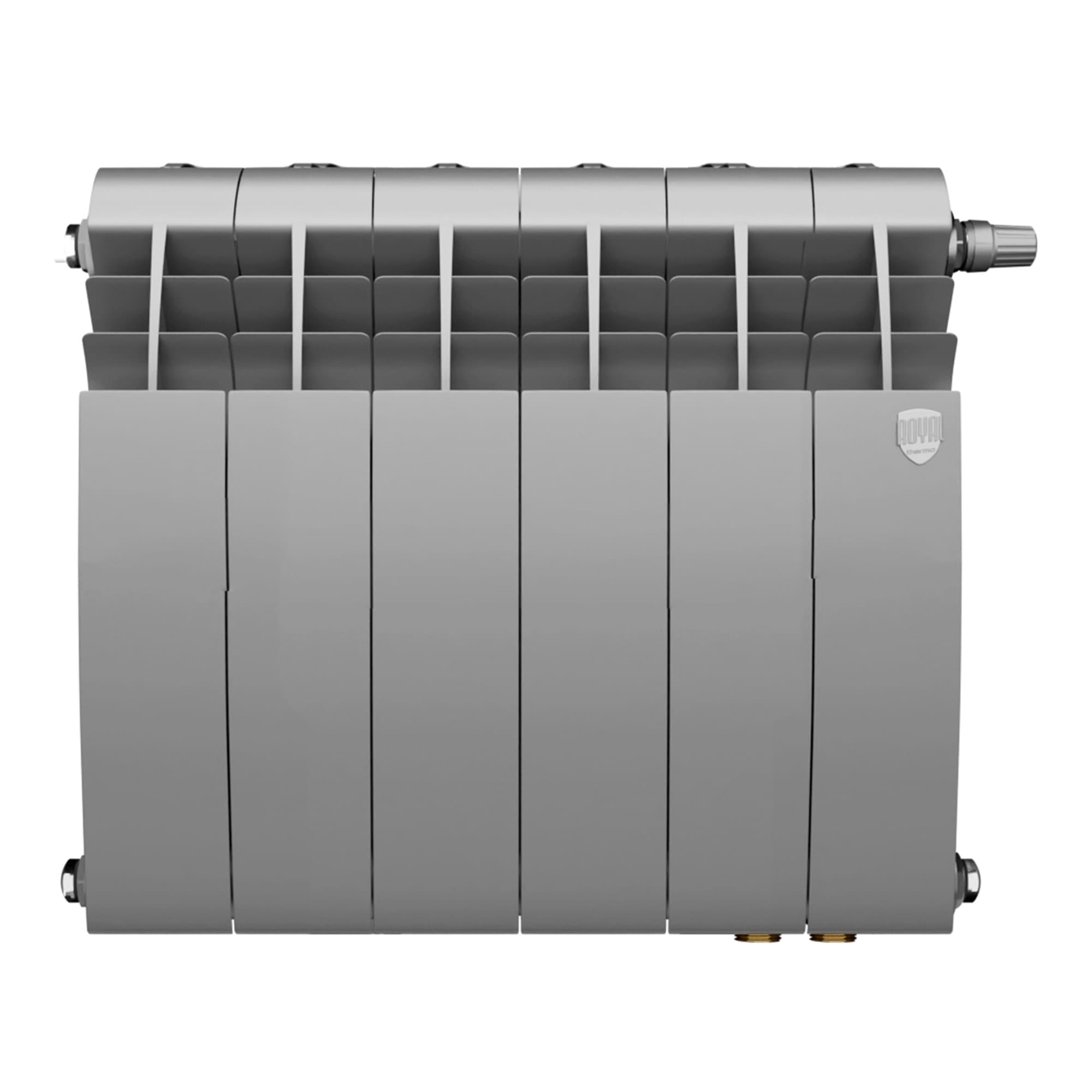 Радиатор Royal Thermo BiLiner 350 Silver Satin VR80 - 6 секц.