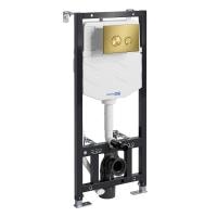 Инсталляция для унитаза WasserKRAFT Aller 10 10TLT.010.ME.MG01 с клавишей смыва