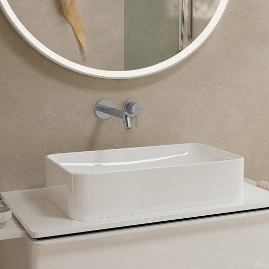 Смеситель для раковины hansgrohe Tecturis S 73351000 с донным клапаном