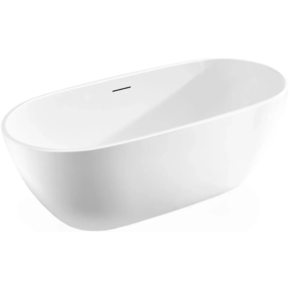 Акриловая ванна Vincea VBT-408-1800MW 180x81,5 см, отдельностоящая, белый матовый