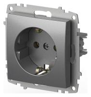 Розетка с заземлением без рамки Elbi Eleсtriс Zena Vega 609-011000-217
