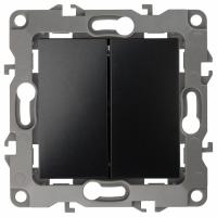 Переключатель перекрестный двухклавишный без рамки Эра Эра 12 12-1112-05