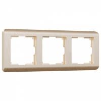 Рамка на 3 поста Werkel Stream (шампань) W0032111