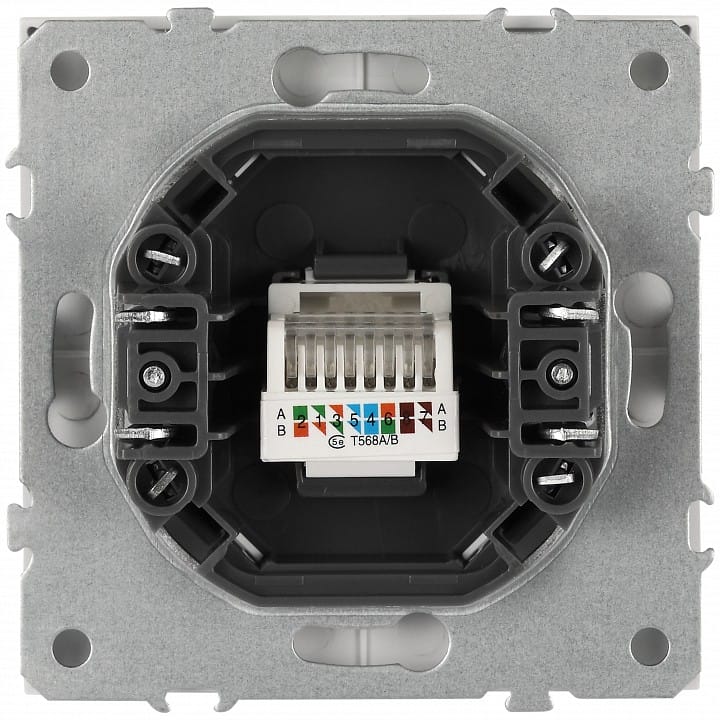 Розетка Ethernet RJ-45 без рамки Эра Galaxy 15-3107-01