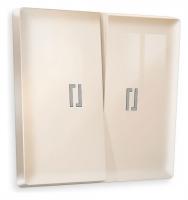 Клавиши для выключателя двухклавишного c подсветкой Ambrella Volt Quant AP3040