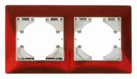 Рамка на 2 поста Gusi Electric BRAVO С1020-039