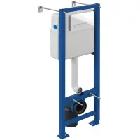 Инсталляция для унитаза Cersanit Vector A64184 с кнопкой смыва, белый