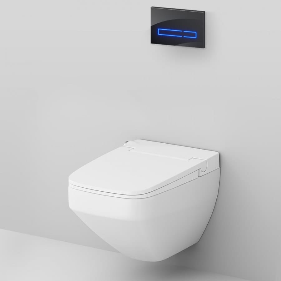 Комплект инсталляция с унитазом и клавишей AM.PM Inspire 2.0 IS450A38.CCC50A белый черный