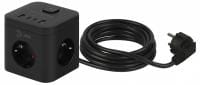 Удлинитель с выключателем Эра  CUBE-3es-1,5m-4USB-B