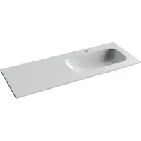 Раковина Ceramica Nova Grace CN7021 121x45,7 см R, накладная, белый