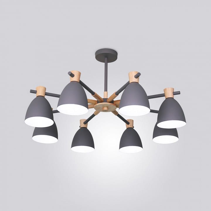 Люстра на штанге Imperiumloft Folke Gray FOLKE01