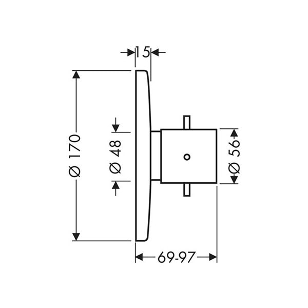 Смеситель для душа Axor Starck 10715000