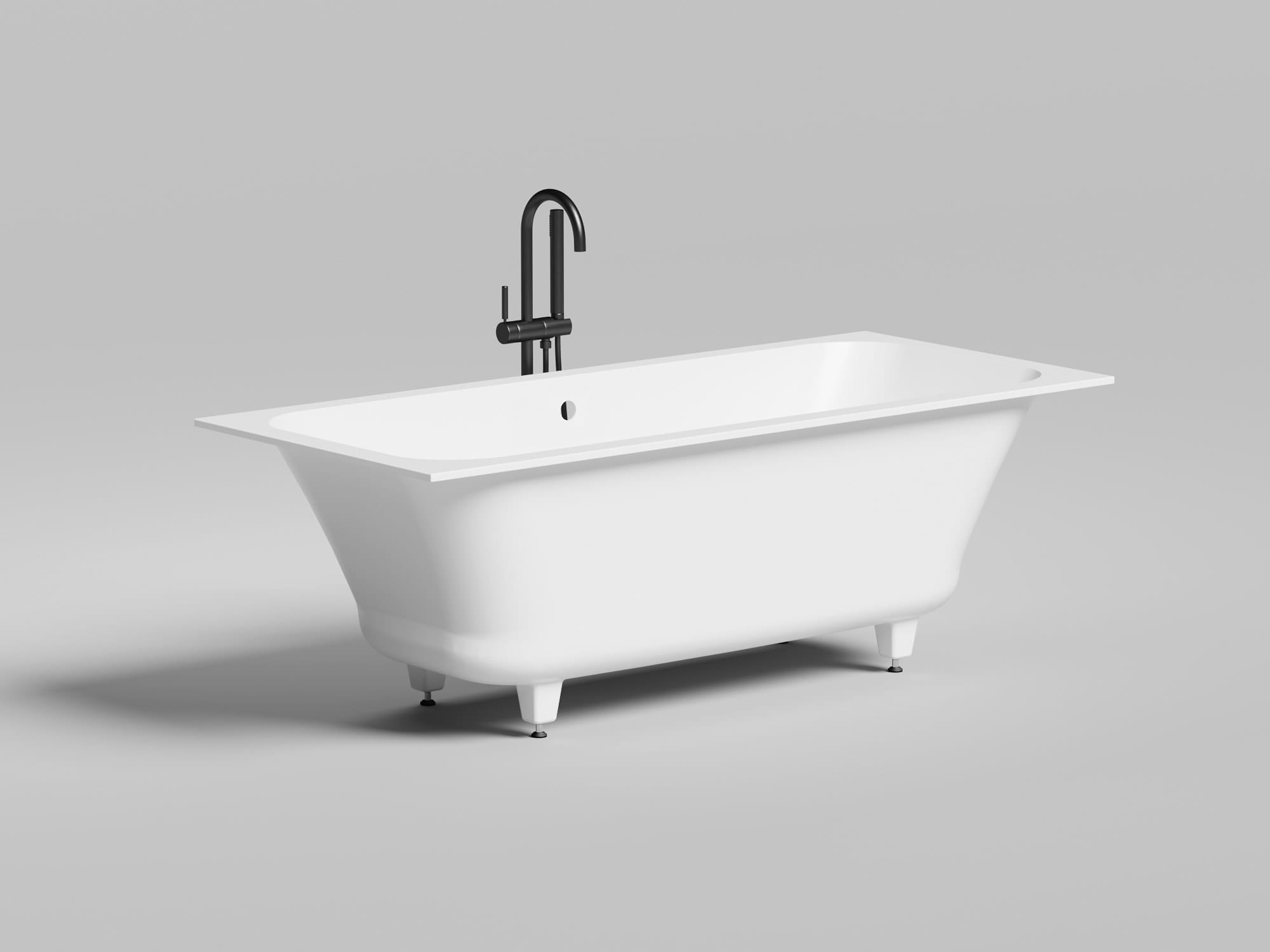 Ванна из искусственного камня Salini Orlanda Axis 170x75 103223M