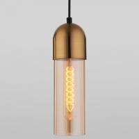 Подвесной светильник Eurosvet Airon 50180/1 янтарный