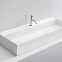Раковина Milldue Man 109 2465*2 Bianco Opaco