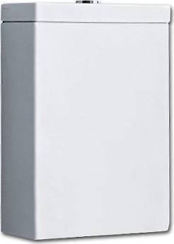 Бачок для унитаза Kerasan Flo / Ego 318101 подвод сзади бачка, снизу бачка