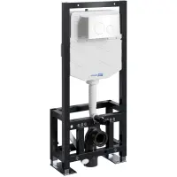 Инсталляция для унитаза WasserKRAFT Dill 61 61TLT.010.ME.WH02 с кнопкой смыва, белый