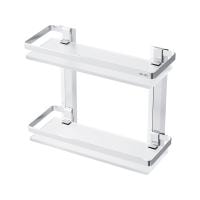 Стеклянная полка AM.PM Sense L A7455200 алюминий двухуровневая