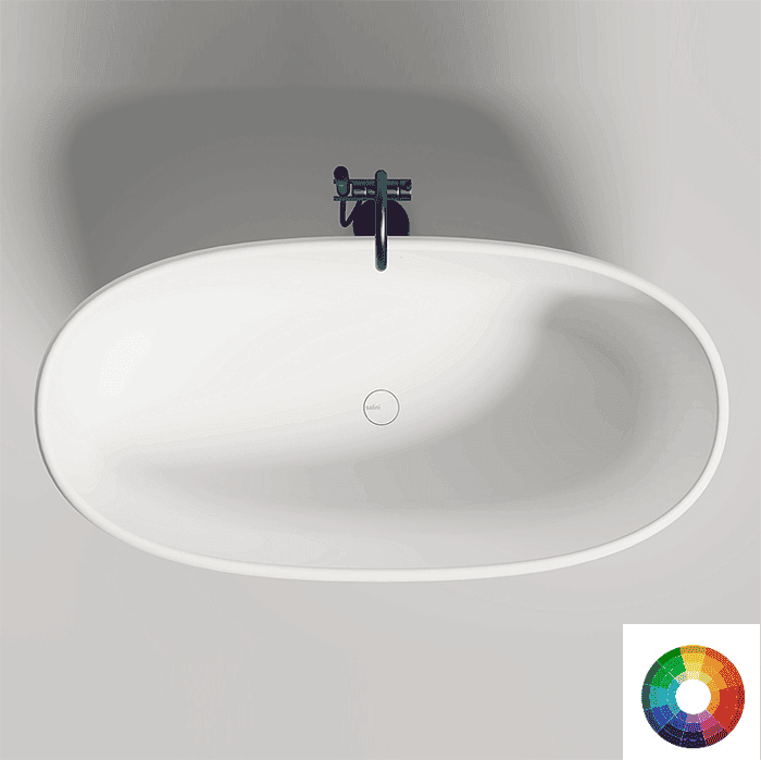Ванна из искусственного камня Salini Luce 150x75 100122MF RAL матовый