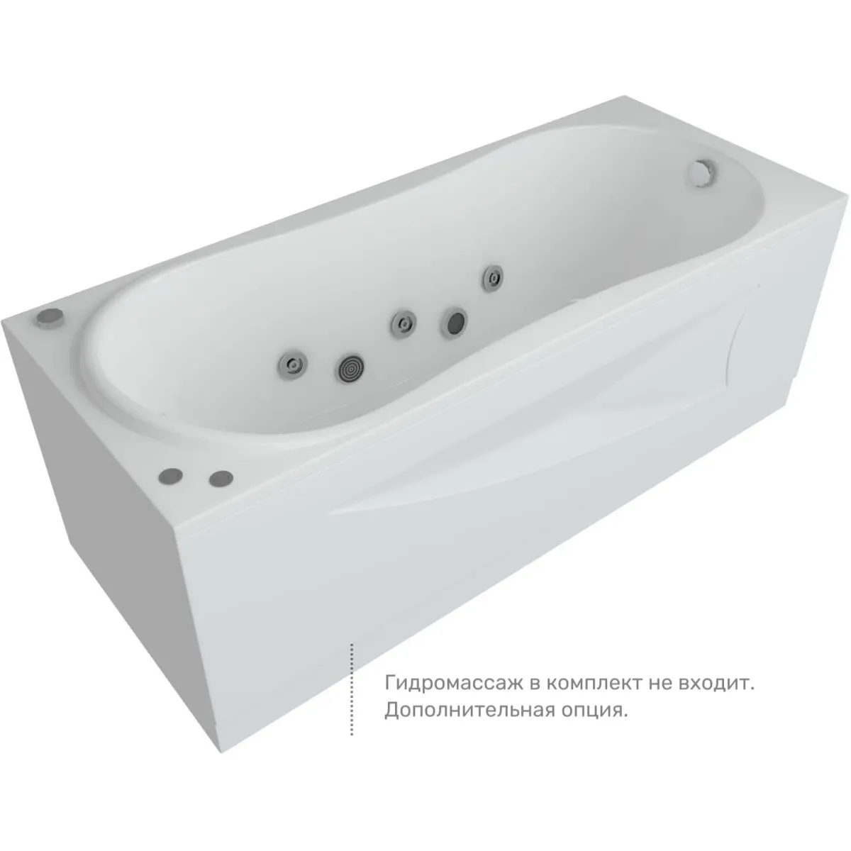 Акриловая ванна Aquatek Афродита AFR150-0000043 150x70 см R, белый