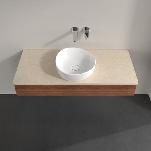 Тумба под раковину Villeroy&Boch Antao 120 L10113HM орех/мрамор ботичино